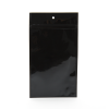 Zwart gemetalliseerde gripzakken met barrière 10,2 x 16,5 cm (100 stuks) [HZBB5MB]