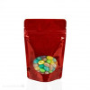 Stazak Rood met ovaal venster 10.2 x 6 x 15.2cm (235ml) (100 stuks) [ZBGO2R]