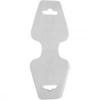 Sieraden ophangkaart, netraal, 100stuks [HOB-01252]