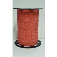 Krullint Lido Glitter Rood 10mm x 100 meter (1 rol) [HV-LID10R]
