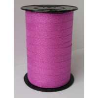Krullint Lido Glitter Rose 10mm x 100 meter (1 rol) [HV-LID10PI]
