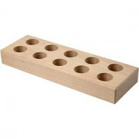 Lijmstiften houder, afm 24,5x8x3 cm, gatgrootte 2,6 cm, Keizerin boom, 1stuk [HOB-11183]