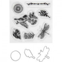 Stempels en snijmallen, afm 2,5-6 cm, 1 doos [HOB-117482]