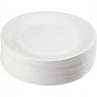 Papieren bord, d: 15 cm, 100stuks [HOB-13202]