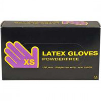 Latex handschoenen, afm x-small , latex, 100stuks [HOB-13220]