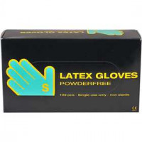 Handschoenen, afm small , latex, 100stuks [HOB-13222]