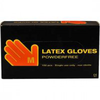 Handschoenen, afm medium , latex, 100stuks [HOB-13224]