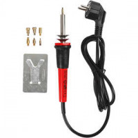 Houtbranden set, afm 19x3 cm, rood, zwart, EU stekker, 1stuk [HOB-15131]