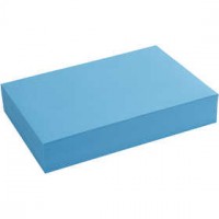Gekleurd papier, A4 210x297 mm,  80 gr, blauw, 500vellen [HOB-20411]