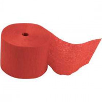 Crepepapier rollen, b: 5 cm, l: 20 m, rood, 20rollen [HOB-20893]