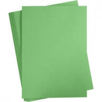 Gekleurd Karton, A2 420x600 mm,  180 gr, grasgroen, 100vellen [HOB-21323]