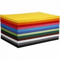 Gekleurd karton, A2 420x594 mm,  180 gr, 12x100vellen [HOB-21429]