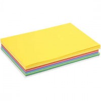 Voorjaars karton, A4 210x297 mm,  180 gr, diverse kleuren, 300div vellen [HOB-21434]