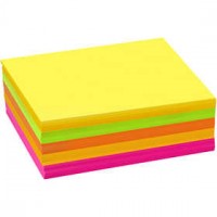 Neon karton, A6 105x148 mm,  180 gr, diverse kleuren, 300div vellen [HOB-21456]