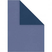 Structuurpapier, lichtblauw/donkerblauw, A4 210x297 mm,  100 gr, 20vellen [HOB-218004]