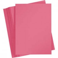 Gekleurd Karton, A6 105x148 mm,  180 gr, antiek roze, 100vellen [HOB-21819]