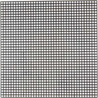 Plastic borduur stramien, afm 14x14 cm, gatgrootte 3x3 mm, zwart, 50vellen [HOB-21944]