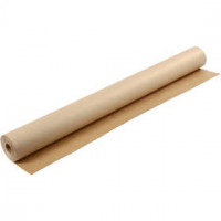 Kraft papier op rol, b: 150 cm,  200 gr, bruin, 50m [HOB-21986]