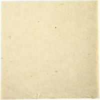 Handgemaakt papier van stof, vel 20x20 cm, 70 gr, 10 vellen, off-white [HOB-220350]