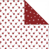 Design Papier, vel 30,5x30,5 cm,  180 gr, , harten & ijskristallen, 3vellen [HOB-22375]