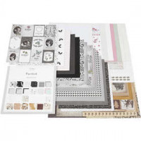 Design papier in blok, afm 30,5x30,5 cm,  50 pagina´s, 50vellen [HOB-22579]