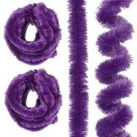 Chenille Paars 5 mtr Ø 3cm (1 st) [IFS-22608]