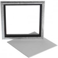 Canvas Paneel met Lijst, buitenmaat 20x20 cm, diepte 1,5 cm, Canvas Paneel 17.4x17.4 cm, 1stuk [HOB-226340]