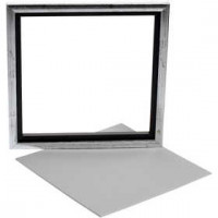 Canvas Paneel met Lijst, buitenmaat 25x25 cm, diepte 1,5 cm, Canvas Paneel 22.4x22.4 cm, 1stuk [HOB-226360]