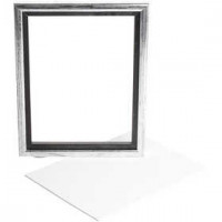 Canvas Paneel met Lijst, buitenmaat 21x27 cm, diepte 1,5 cm, Canvas Paneel 18x24 cm, 1stuk [HOB-226440]