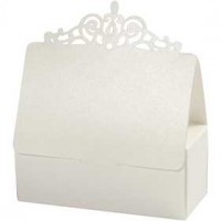 Doos, off-white, afm 3,5x3,5x8,5 cm,  230 gr, 5stuks [HOB-23039]