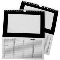 Eeuwige Kalender, gatgrootte 15,2x9 cm,  100 gr, Zweeds, 5sets [HOB-23245]