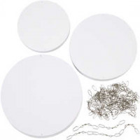 Mobielen blanco, d: 12+15+18 cm,  300 gr, 20sets [HOB-23580]