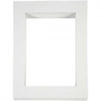 Passepartout lijsten, afm 28,5x37 cm, uitsnede: 19,8x28 cm, wit, A4, 100stuks [HOB-23596]