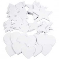 Uitgestanste vormen, afm 6-10 cm,  240 gr, 300stuks [HOB-23840]