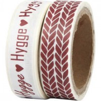 Masking Tape, b: 15 mm, , Hygge en breisteek, 2x5m [HOB-24766]