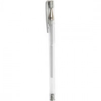Gelpen, lijndikte: 0,8 mm, zilver, 6stuks [HOB-25109]