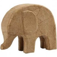 Olifant, klein, h: 14 cm, l: 17 cm, 1stuk [HOB-26529]