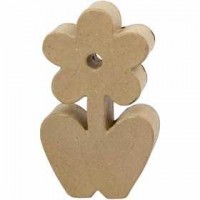 Bloem, h: 19 cm, diepte 3 cm, 1stuk [HOB-26741]