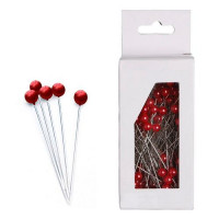 Spelden met knop 6 mm Rood [IFS-27514]