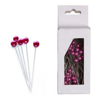 Spelden met knop 6 mm Fuchsia [IFS-27556]