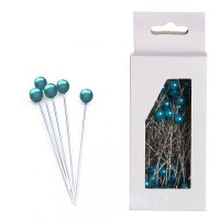 Spelden met knop 6 mm Aqua [IFS-27591]
