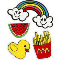 Soft Stickers , vel 12,2x17,75 cm, Summer Fun, 1vel [HOB-29095]