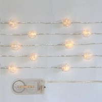 Acryl bal led licht 20 led warm wit op 2xCR2032 (1 st) [IFS-30162]