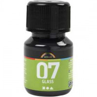 A-Color Glass, zwart, 30ml [HOB-31394]