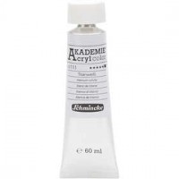 Schmincke AKADEMIE® Acryl color , titanium white (111), opaque, , 60ml [HOB-318500]