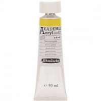 Schmincke AKADEMIE® Acryl color , lemon yellow (222), semi-transparent, good fade resistant, 60ml [HOB-318530]
