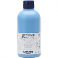 Schmincke AKADEMIE® Acryl color , primary blue cyan (446), opaque, , 500ml [HOB-31871]