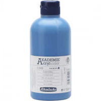 Schmincke AKADEMIE® Acryl color , cerulean blue (449), opaque, , 500ml [HOB-31873]