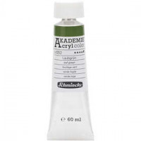Schmincke AKADEMIE® Acryl color , leaf green (552), semi-opaque, good fade resistant, 60ml [HOB-318760]