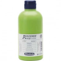 Schmincke AKADEMIE® Acryl color , may green (557), semi-transparent, good fade resistant, 500ml [HOB-31877]